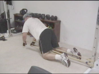 Band Crawling For Your Abs - Increase Your Abdominal Explosiveness