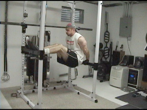 Power Rack Bench Dips Done Rest-Pause Style for Tricep Mass and Strength