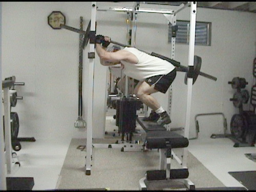A Full Range Quadriceps Exercise... Sissy Squats to Barbell Leg Press In the Power Rack