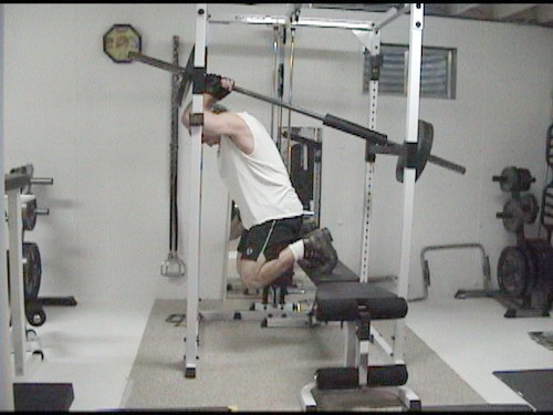 A Full Range Quadriceps Exercise... Sissy Squats to Barbell Leg Press In the Power Rack