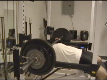Rolled-Up Towel For Forcing Your Shoulders Back and Together in the Barbell Bench Press